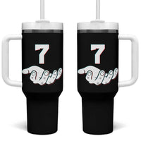 Number 7 Tumbler With Handle Matching 67 Meme Costume 7th Birthday 7 Years - Wonder Print Shop