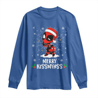 Funny Christmas Long Sleeve Shirt Merry Kissmyass Cute Spider-Women Santa Sarcastic Xmas