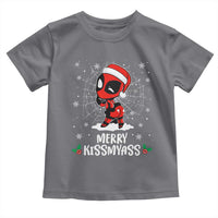 Funny Christmas Toddler T Shirt Merry Kissmyass Cute Spider-Women Santa Sarcastic Xmas