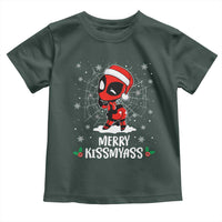 Funny Christmas Toddler T Shirt Merry Kissmyass Cute Spider-Women Santa Sarcastic Xmas