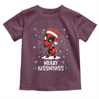 Funny Christmas Toddler T Shirt Merry Kissmyass Cute Spider-Women Santa Sarcastic Xmas