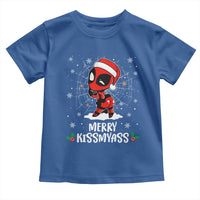 Funny Christmas Toddler T Shirt Merry Kissmyass Cute Spider-Women Santa Sarcastic Xmas