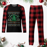 Nakatomi Plaza Xmas Party 1988 Plaid Pajama Set Funny 80's Movie Xmas Gift Ugly Christmas - Wonder Print Shop