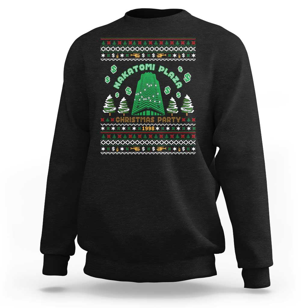Nakatomi Plaza Christmas Party 1988 Sweatshirt Funny 80's Movie Xmas Gift Ugly Christmas - Wonder Print Shop