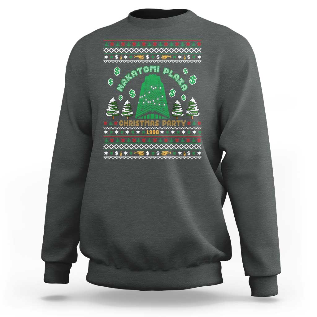 Nakatomi Plaza Christmas Party 1988 Sweatshirt Funny 80's Movie Xmas Gift Ugly Christmas - Wonder Print Shop