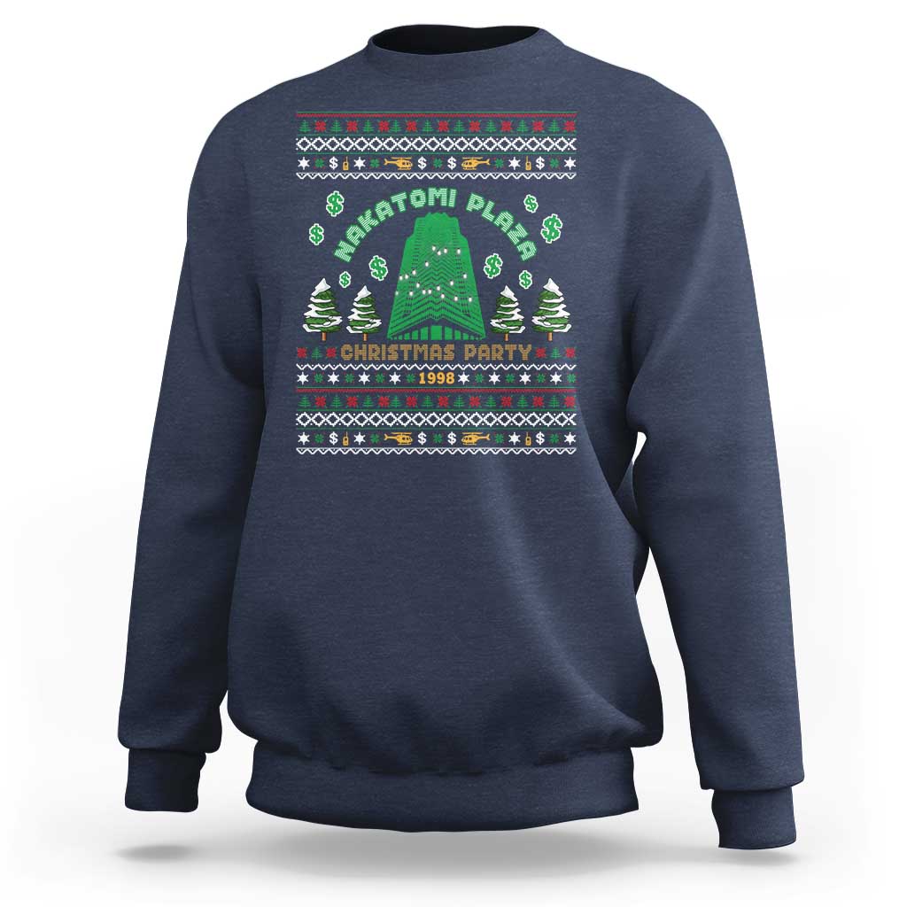 Nakatomi Plaza Christmas Party 1988 Sweatshirt Funny 80's Movie Xmas Gift Ugly Christmas - Wonder Print Shop