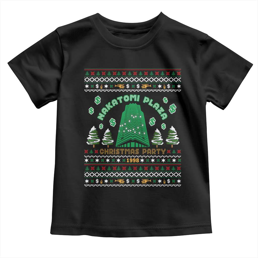 Nakatomi Plaza Christmas Party 1988 Toddler T Shirt Funny 80's Movie Xmas Gift Ugly Christmas