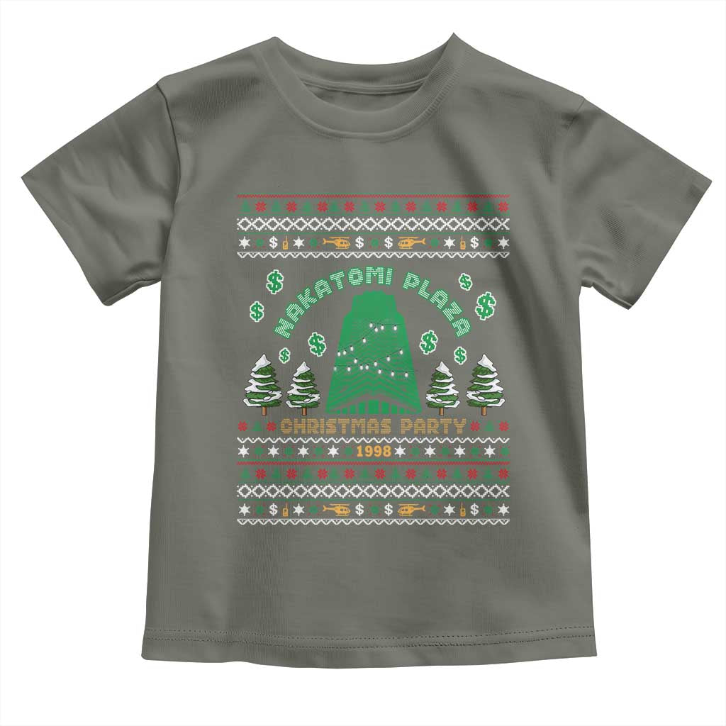 Nakatomi Plaza Christmas Party 1988 Toddler T Shirt Funny 80's Movie Xmas Gift Ugly Christmas