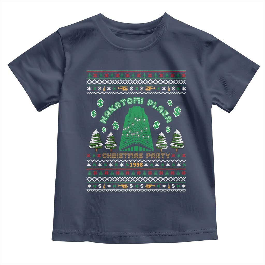Nakatomi Plaza Christmas Party 1988 Toddler T Shirt Funny 80's Movie Xmas Gift Ugly Christmas