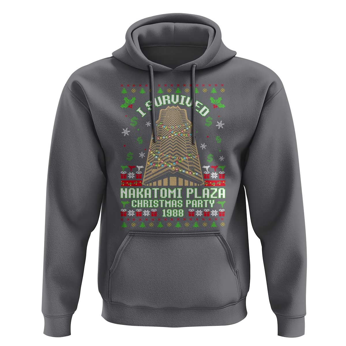 Nakatomi Plaza Christmas Party 1988 Hoodie Xmas Jumper Funny 80's Die Movie Bruce