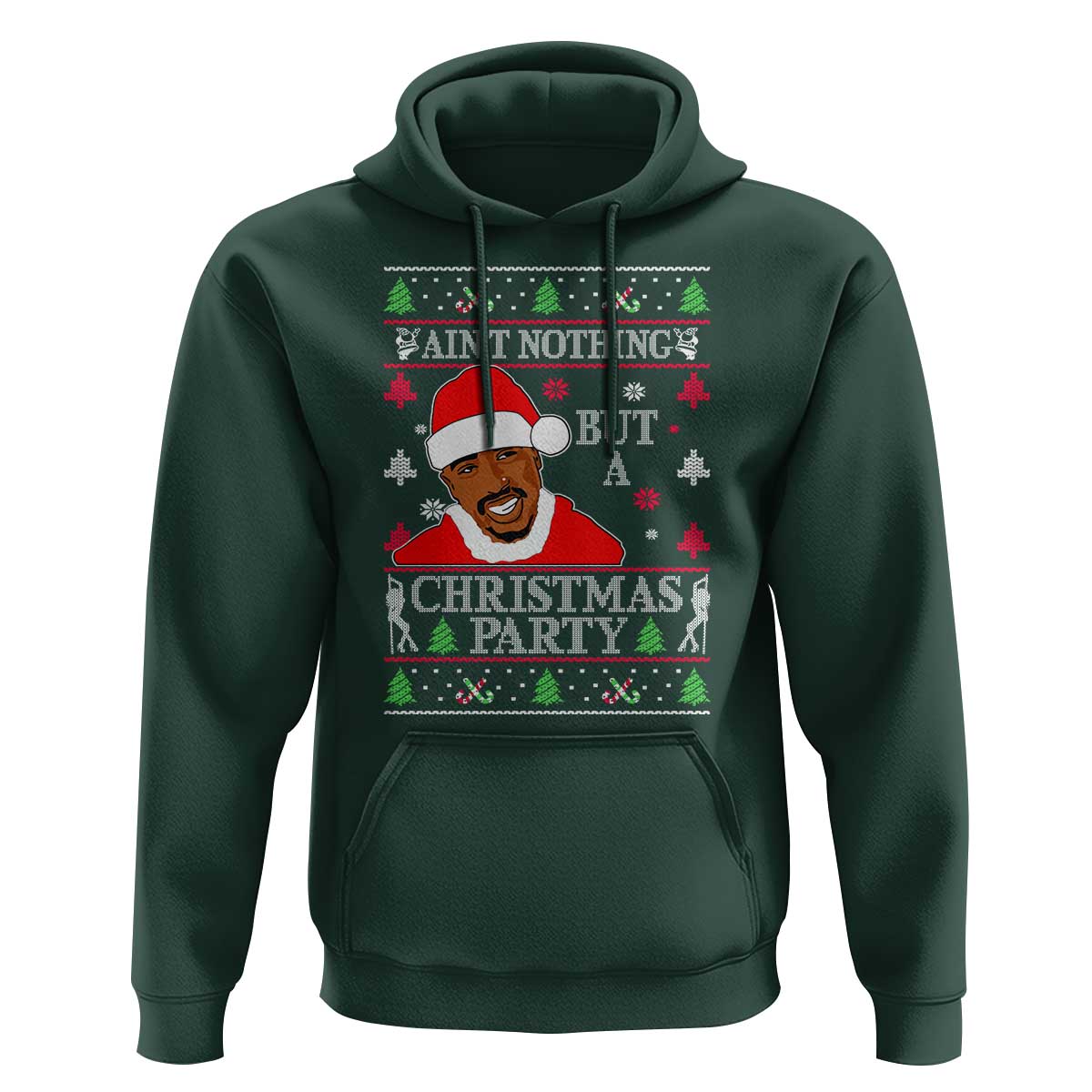 Funny Christmas Hoodie Funny Ain't No Party Like a Diddy Party Ugly Christmas Sweater