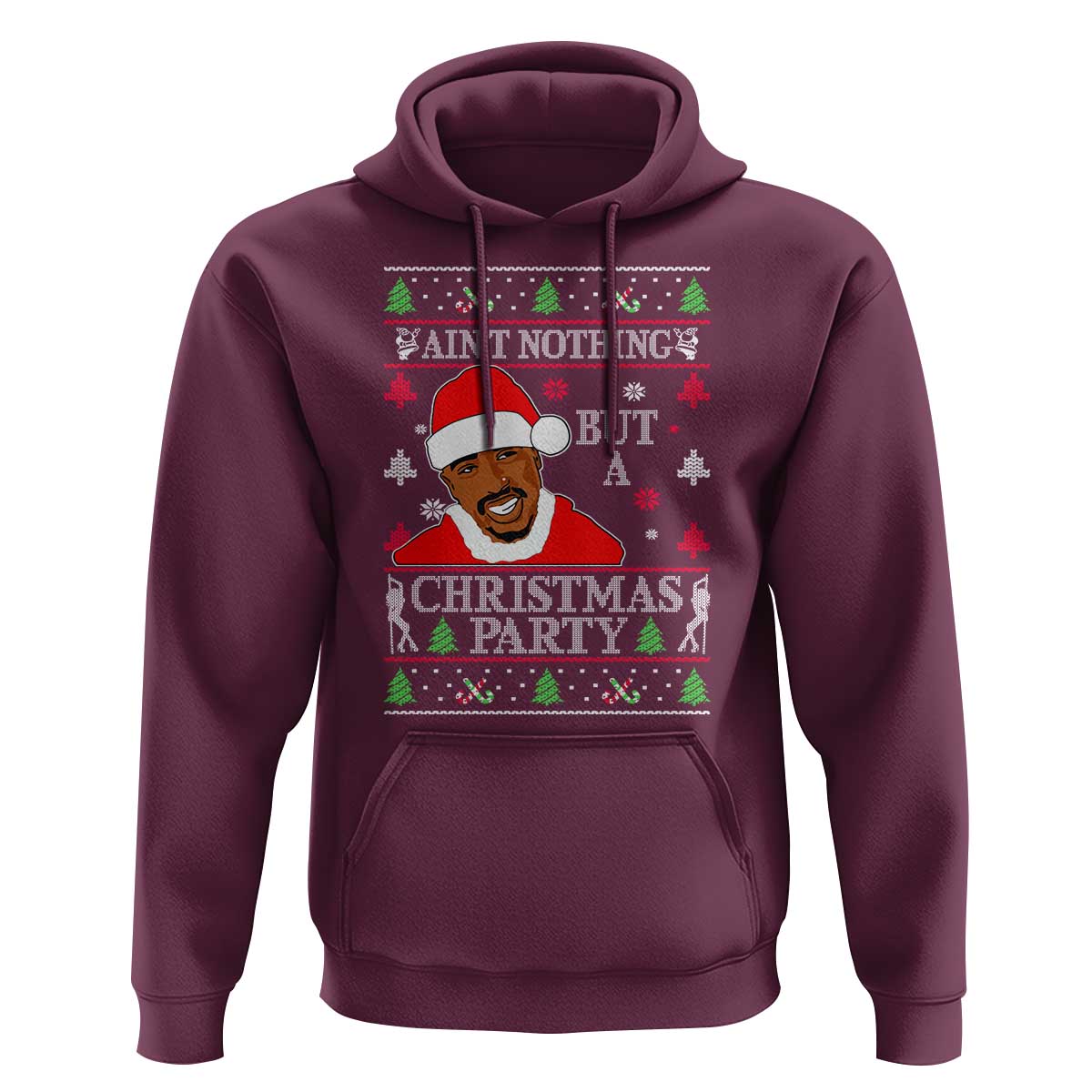 Funny Christmas Hoodie Funny Ain't No Party Like a Diddy Party Ugly Christmas Sweater