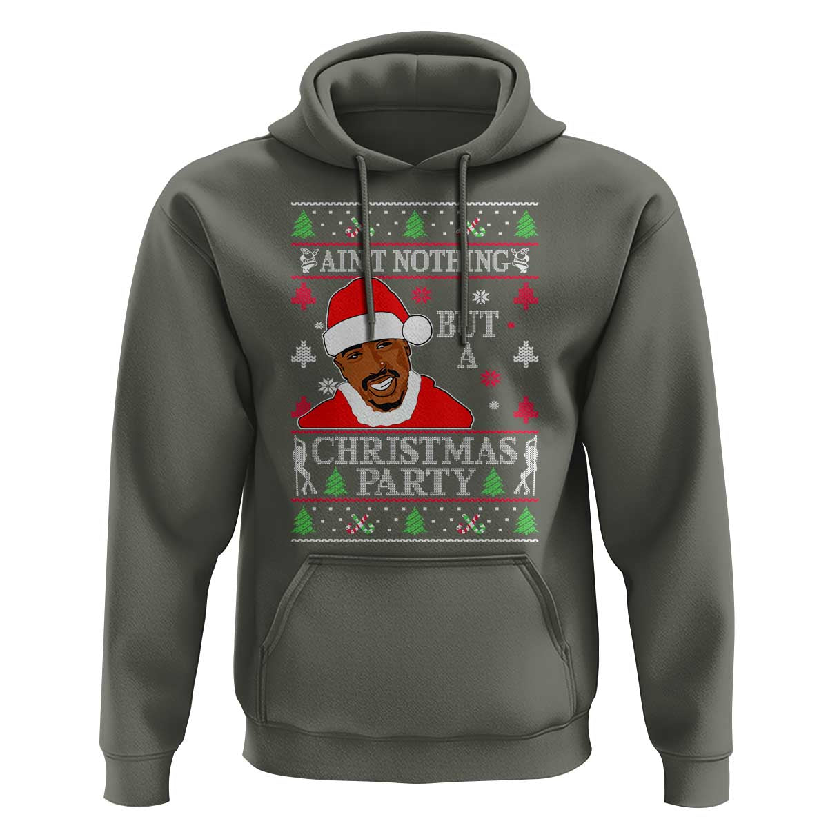 Funny Christmas Hoodie Funny Ain't No Party Like a Diddy Party Ugly Christmas Sweater
