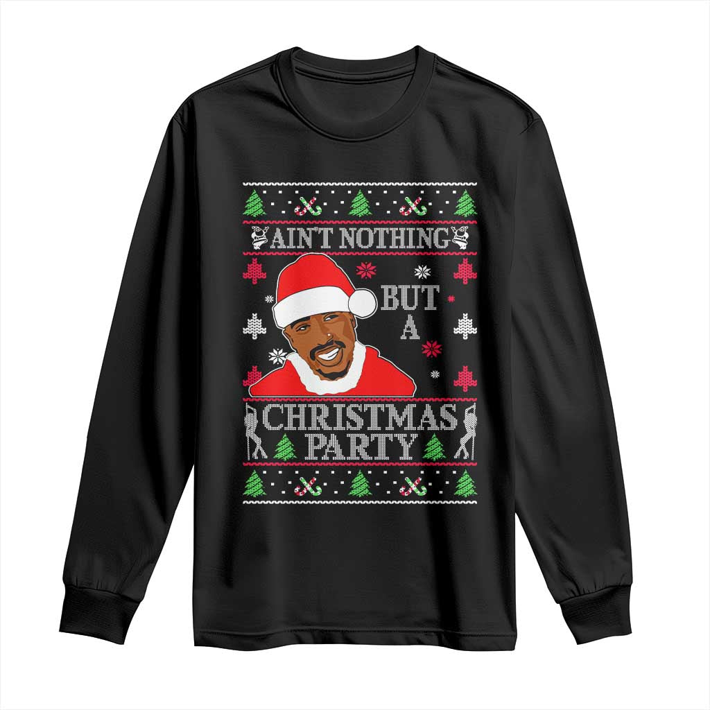 Funny Christmas Long Sleeve Shirt Funny Ain't No Party Like a Diddy Party Ugly Christmas Sweater