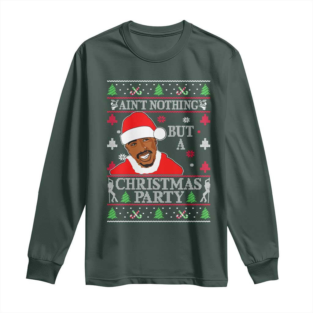 Funny Christmas Long Sleeve Shirt Funny Ain't No Party Like a Diddy Party Ugly Christmas Sweater