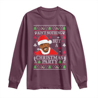 Funny Christmas Long Sleeve Shirt Funny Ain't No Party Like a Diddy Party Ugly Christmas Sweater
