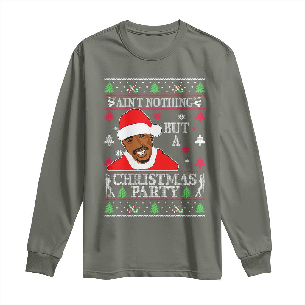 Funny Christmas Long Sleeve Shirt Funny Ain't No Party Like a Diddy Party Ugly Christmas Sweater