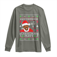 Funny Christmas Long Sleeve Shirt Funny Ain't No Party Like a Diddy Party Ugly Christmas Sweater