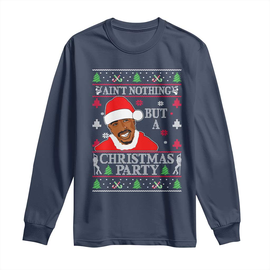 Funny Christmas Long Sleeve Shirt Funny Ain't No Party Like a Diddy Party Ugly Christmas Sweater