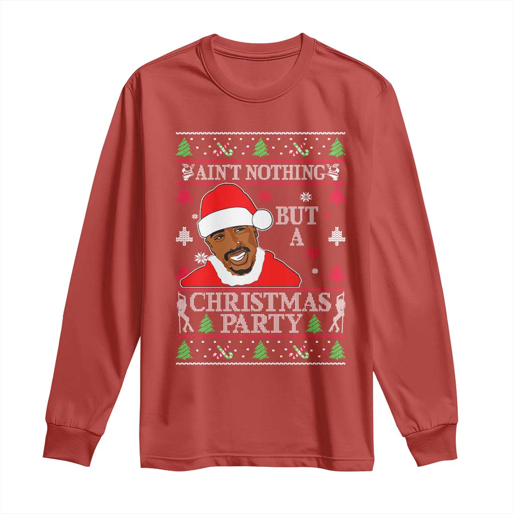 Funny Christmas Long Sleeve Shirt Funny Ain't No Party Like a Diddy Party Ugly Christmas Sweater