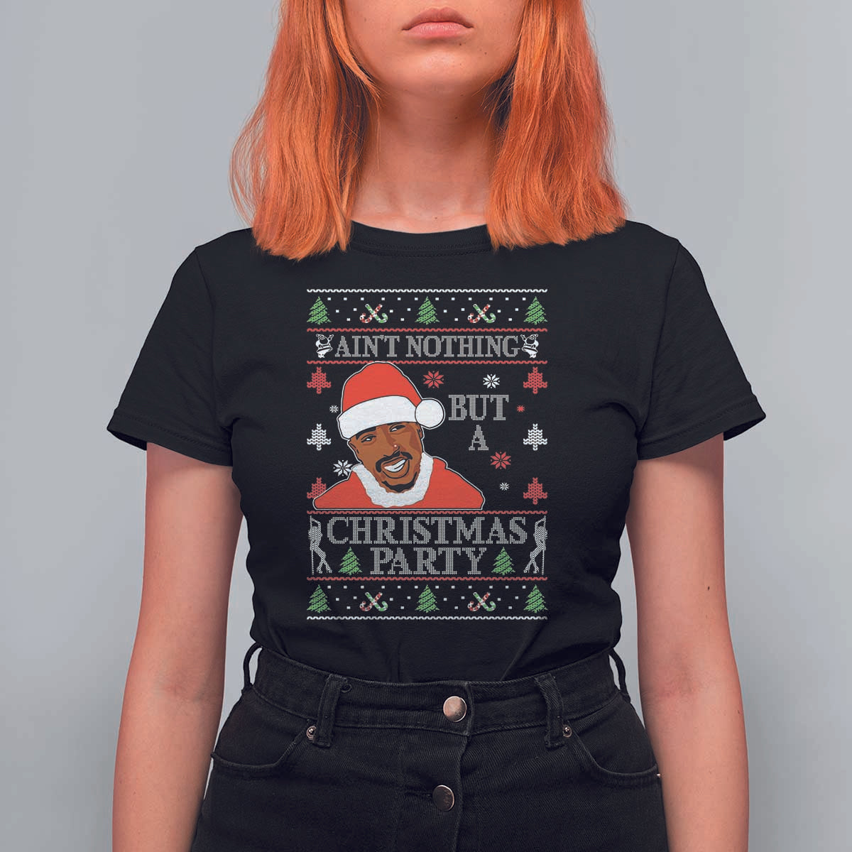 Funny Christmas T Shirt For Women Funny Ain't No Party Like a Diddy Party Ugly Christmas Sweater - Wonder Print Shop