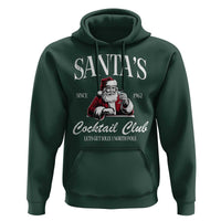 Funny Christmas Hoodie Santas Cocktail Club Christmas Espresso Martini Dirty Martini