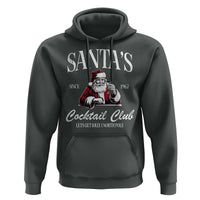 Funny Christmas Hoodie Santas Cocktail Club Christmas Espresso Martini Dirty Martini
