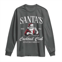 Funny Christmas Long Sleeve Shirt Santas Cocktail Club Christmas Espresso Martini Dirty Martini
