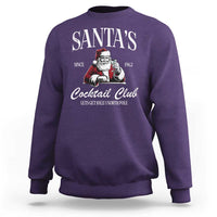 Funny Christmas Sweatshirt Santas Cocktail Club Christmas Espresso Martini Dirty Martini - Wonder Print Shop