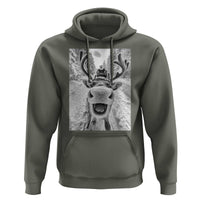Funny Reindeer Selfie Christmas Hoodie