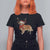 Golden Retriever Christmas T Shirt For Women Gift for Dog Lover Happy New Year Xmas Lights - Wonder Print Shop