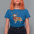 Golden Retriever Christmas T Shirt For Women Gift for Dog Lover Happy New Year Xmas Lights - Wonder Print Shop