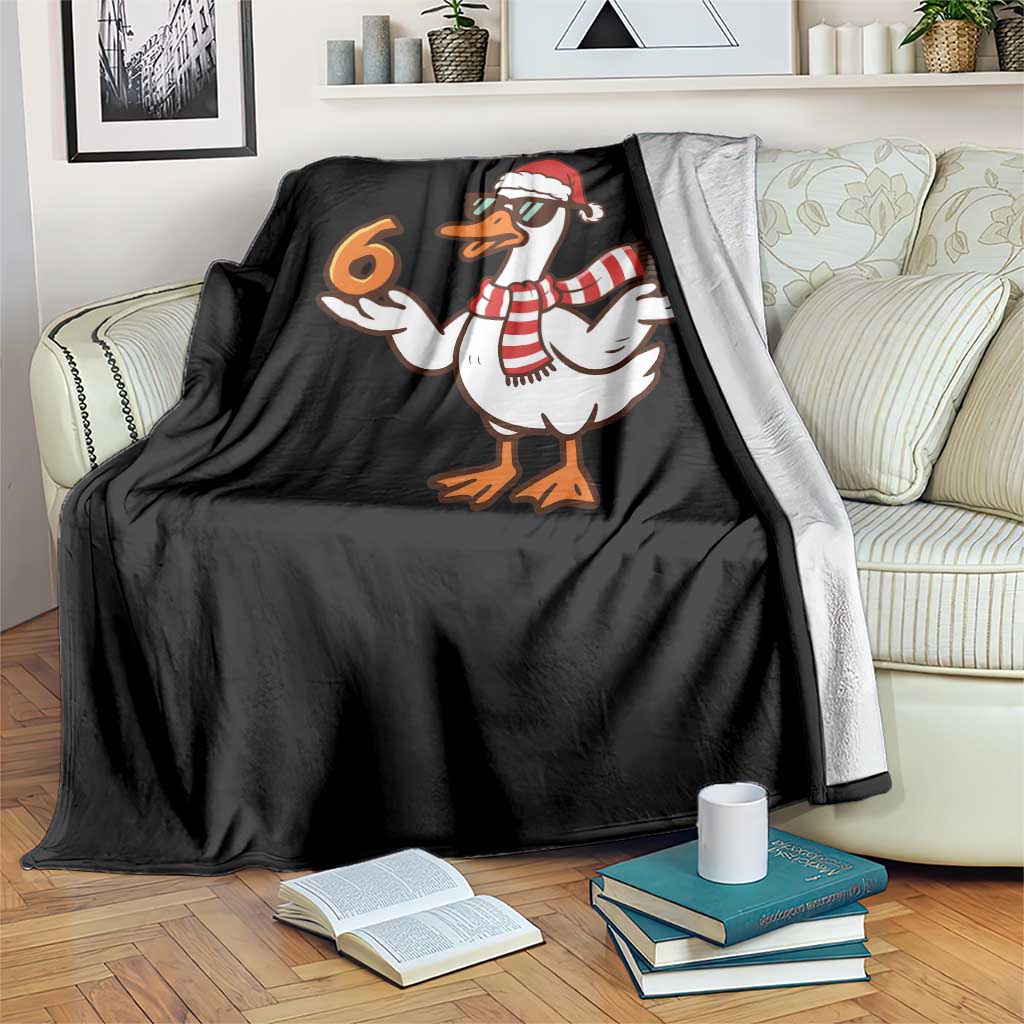 67 Christmas Silly Goose Throw Blanket 6 7 Meme Funny Six Seven Gen Alpha Slang - Wonder Print Shop