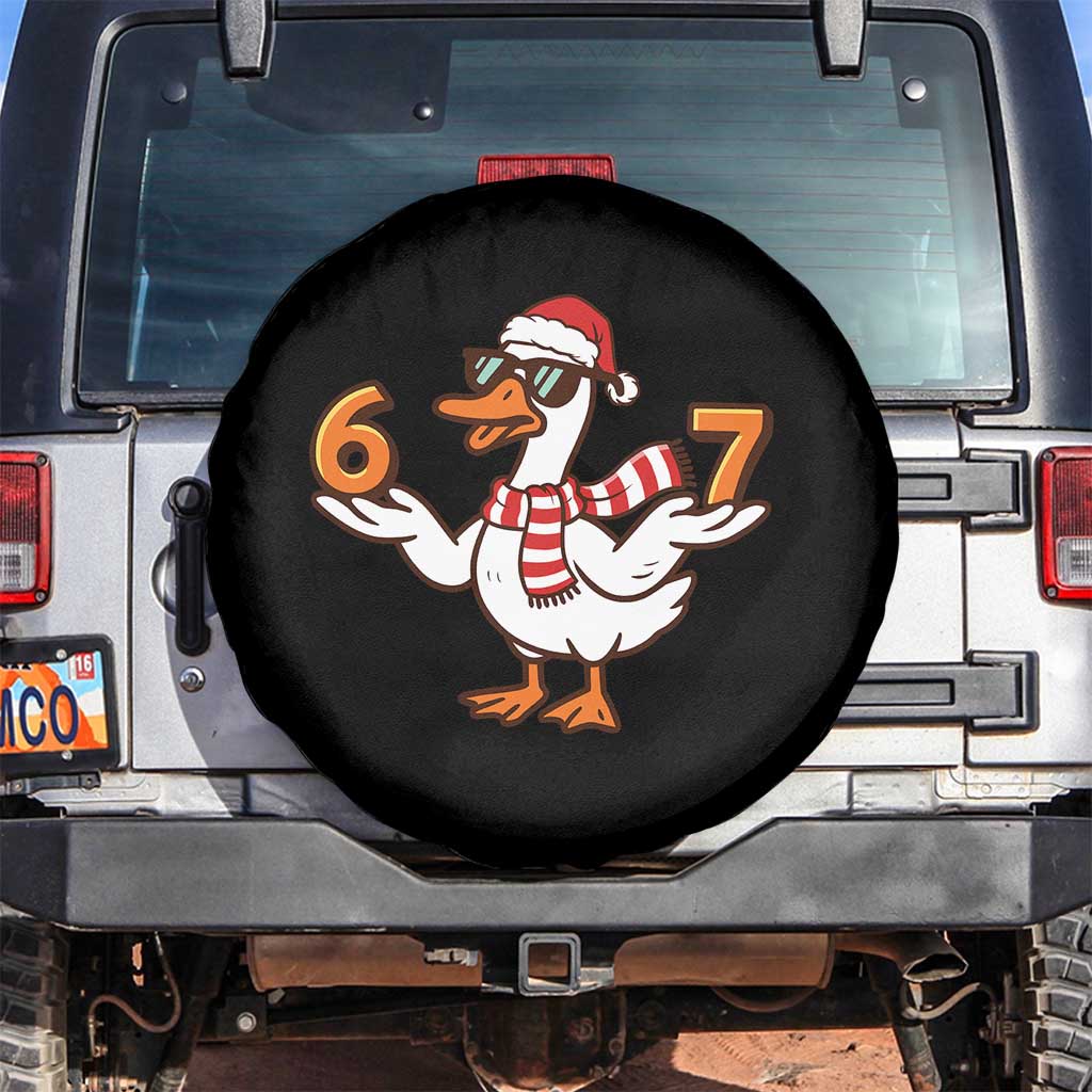 67 Christmas Silly Goose Spare Tire Cover 6 7 Meme Funny Six Seven Gen Alpha Slang - Wonder Print Shop