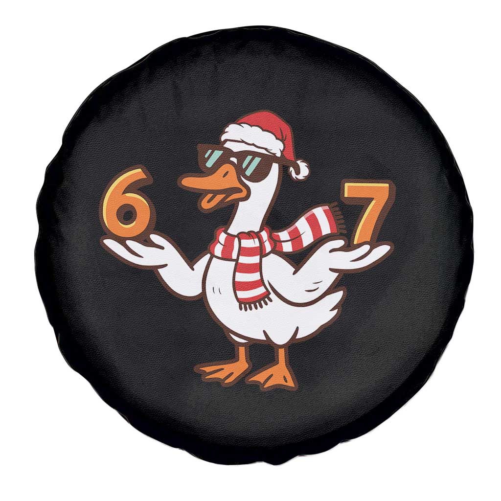 67 Christmas Silly Goose Spare Tire Cover 6 7 Meme Funny Six Seven Gen Alpha Slang - Wonder Print Shop