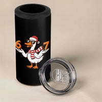 67 Christmas Silly Goose 4 in 1 Can Cooler Tumbler 6 7 Meme Funny Six Seven Gen Alpha Slang - Wonder Print Shop
