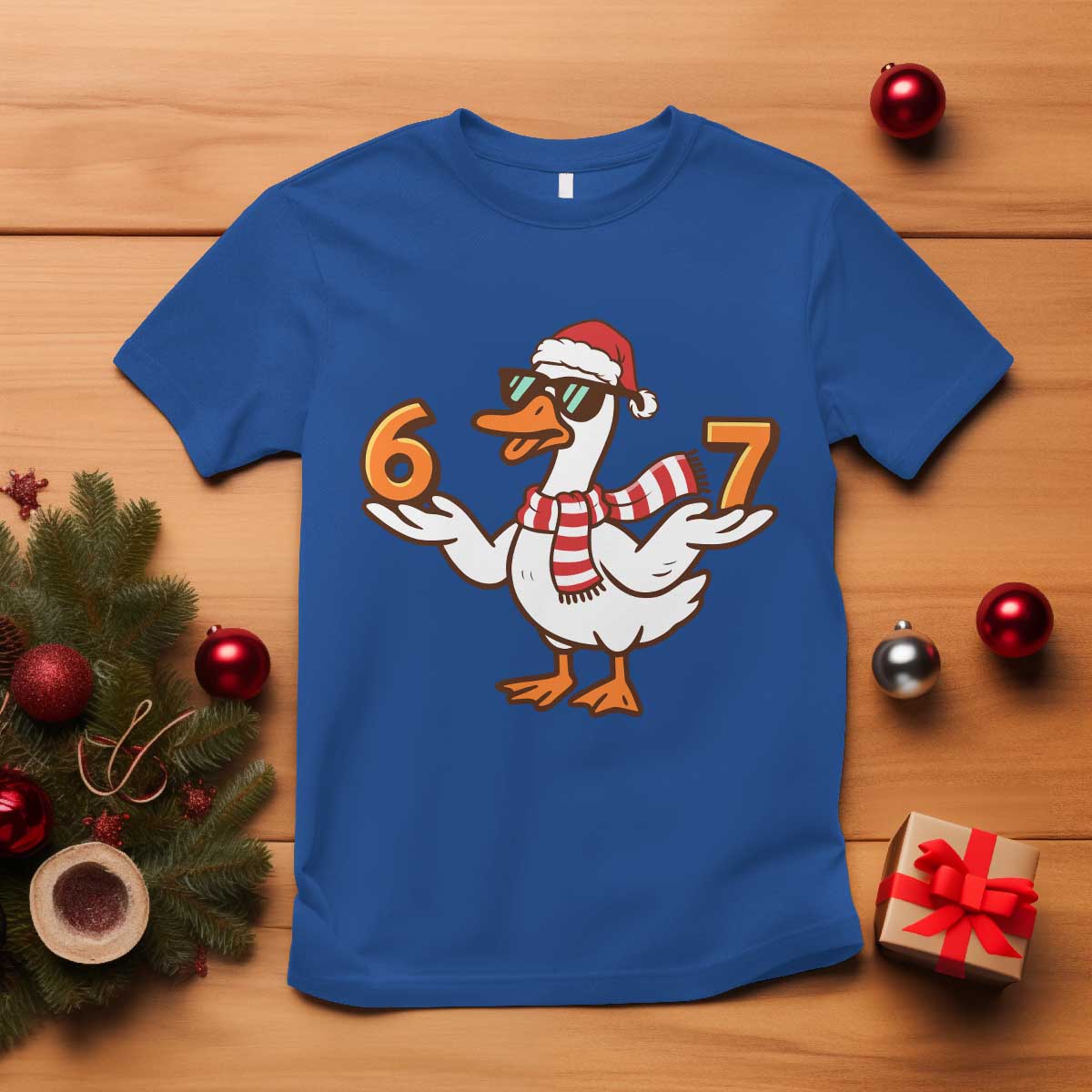 67 Christmas Silly Goose T Shirt 6 7 Meme Funny Six Seven Gen Alpha Slang - Wonder Print Shop