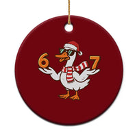67 Christmas Silly Goose Ceramic Ornament 6 7 Meme Funny Six Seven Gen Alpha Slang - Wonder Print Shop