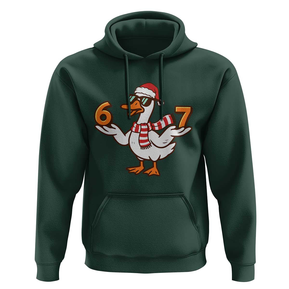 67 Christmas Silly Goose Hoodie 6 7 Meme Funny Six Seven Gen Alpha Slang - Wonder Print Shop