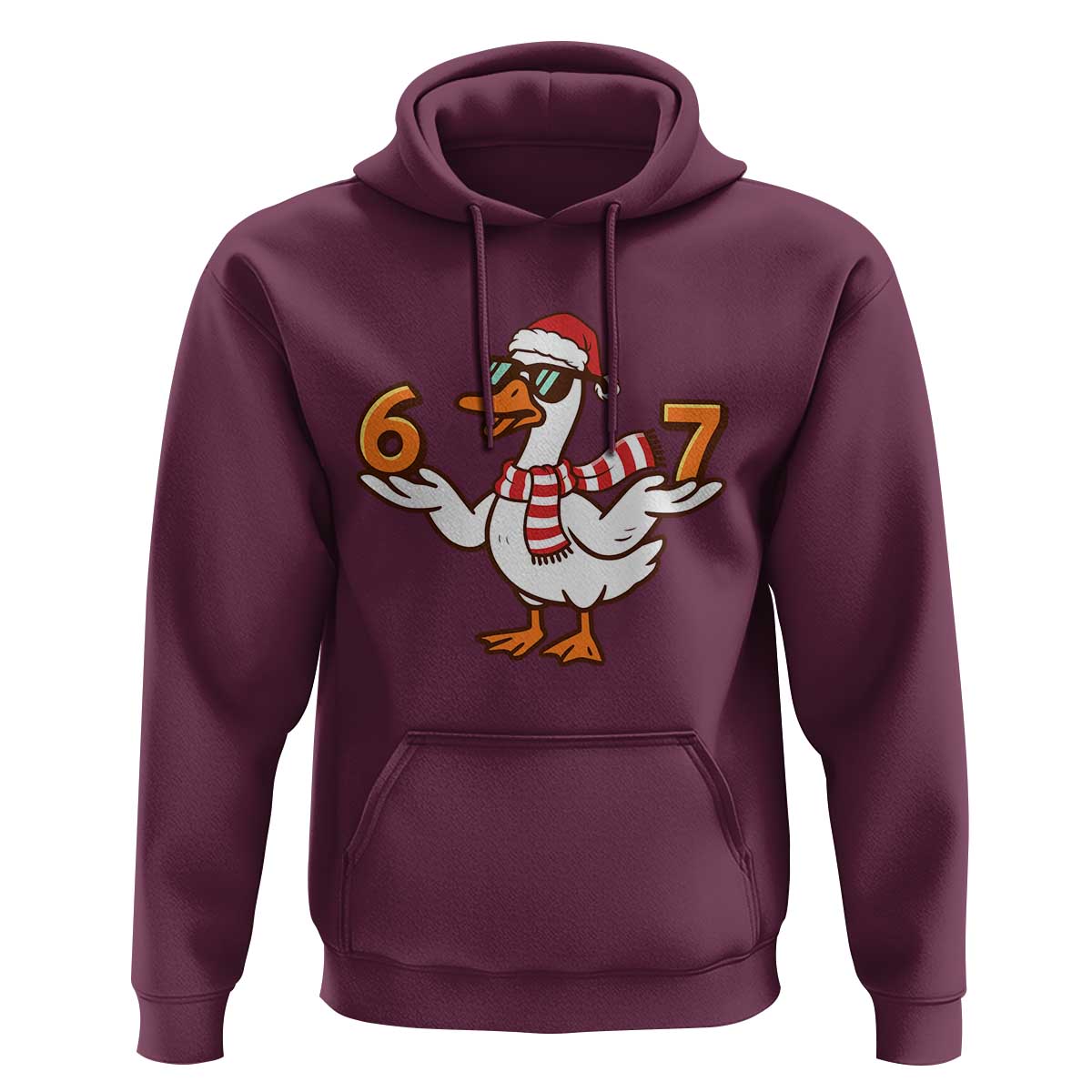 67 Christmas Silly Goose Hoodie 6 7 Meme Funny Six Seven Gen Alpha Slang - Wonder Print Shop