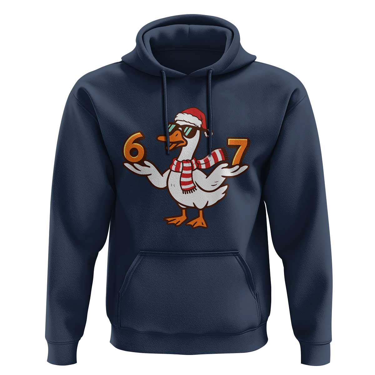 67 Christmas Silly Goose Hoodie 6 7 Meme Funny Six Seven Gen Alpha Slang - Wonder Print Shop