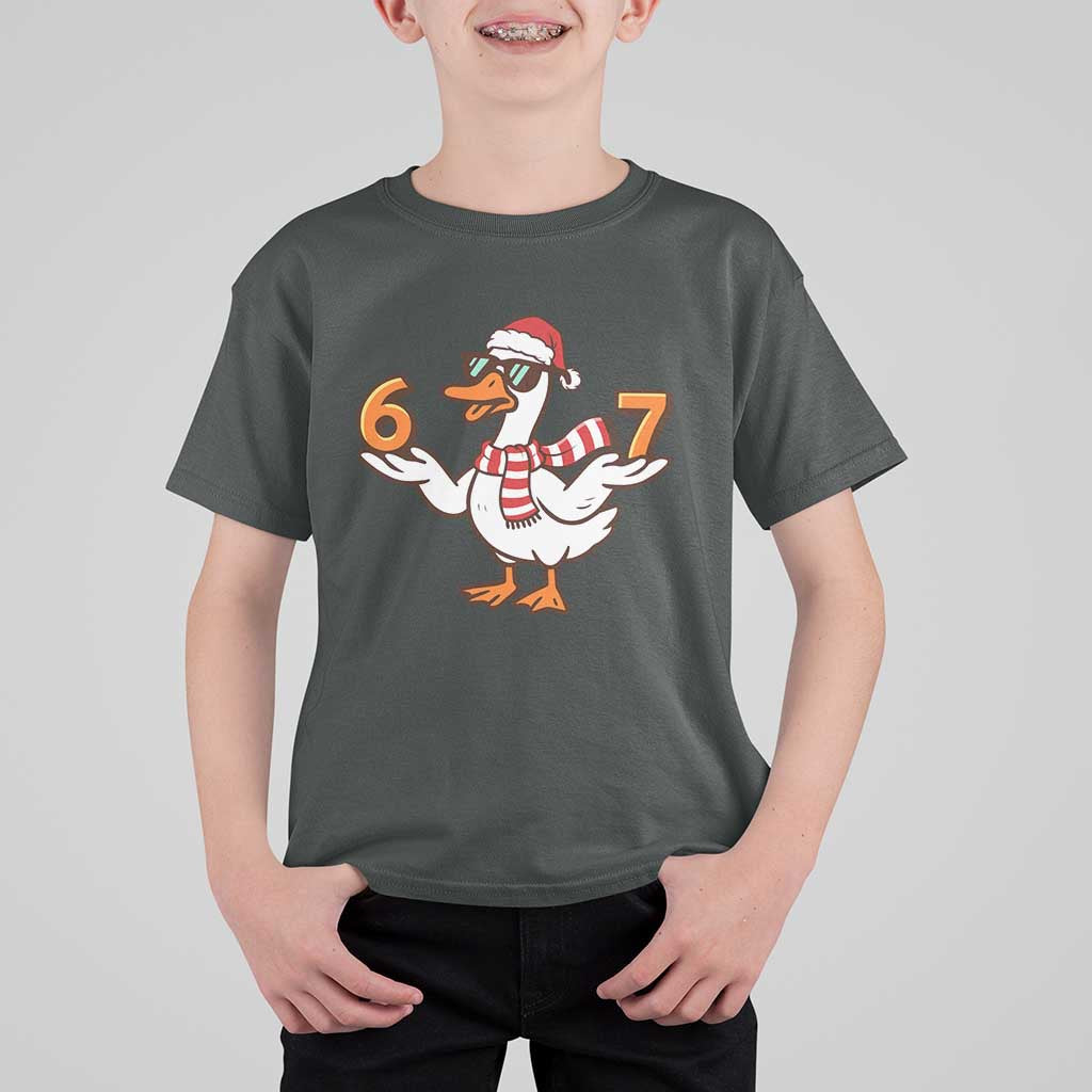 67 Christmas Silly Goose T Shirt For Kid 6 7 Meme Funny Six Seven Gen Alpha Slang - Wonder Print Shop