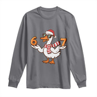 67 Christmas Silly Goose Long Sleeve Shirt 6 7 Meme Funny Six Seven Gen Alpha Slang - Wonder Print Shop
