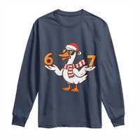 67 Christmas Silly Goose Long Sleeve Shirt 6 7 Meme Funny Six Seven Gen Alpha Slang - Wonder Print Shop