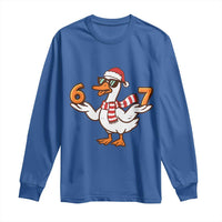 67 Christmas Silly Goose Long Sleeve Shirt 6 7 Meme Funny Six Seven Gen Alpha Slang - Wonder Print Shop