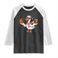 67 Christmas Silly Goose Raglan Shirt 6 7 Meme Funny Six Seven Gen Alpha Slang - Wonder Print Shop