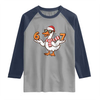 67 Christmas Silly Goose Raglan Shirt 6 7 Meme Funny Six Seven Gen Alpha Slang - Wonder Print Shop