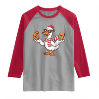 67 Christmas Silly Goose Raglan Shirt 6 7 Meme Funny Six Seven Gen Alpha Slang - Wonder Print Shop