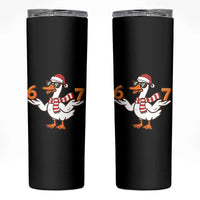 67 Christmas Silly Goose Skinny Tumbler 6 7 Meme Funny Six Seven Gen Alpha Slang - Wonder Print Shop