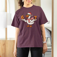 67 Christmas Silly Goose T Shirt For Women 6 7 Meme Funny Six Seven Gen Alpha Slang - Wonder Print Shop